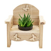 Butterfly planter chair arrangement with a potted succulent. Same Day Vancouver Delivery