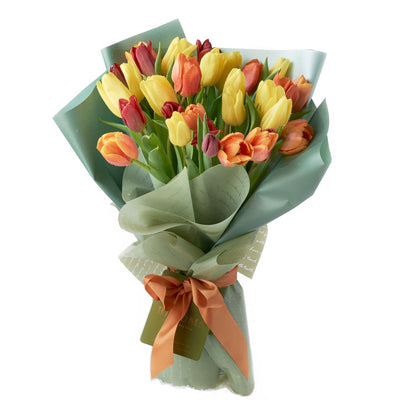 Country Garden Tulip Bouquet, Multi Colour Flower Gifts from Vancouver Blooms - Same Day Vancouver Delivery.