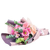 Pretty in Pink Rose Bouquet - Pink Rose - Mixed Floral Bouquet.  Vancouver Delivery