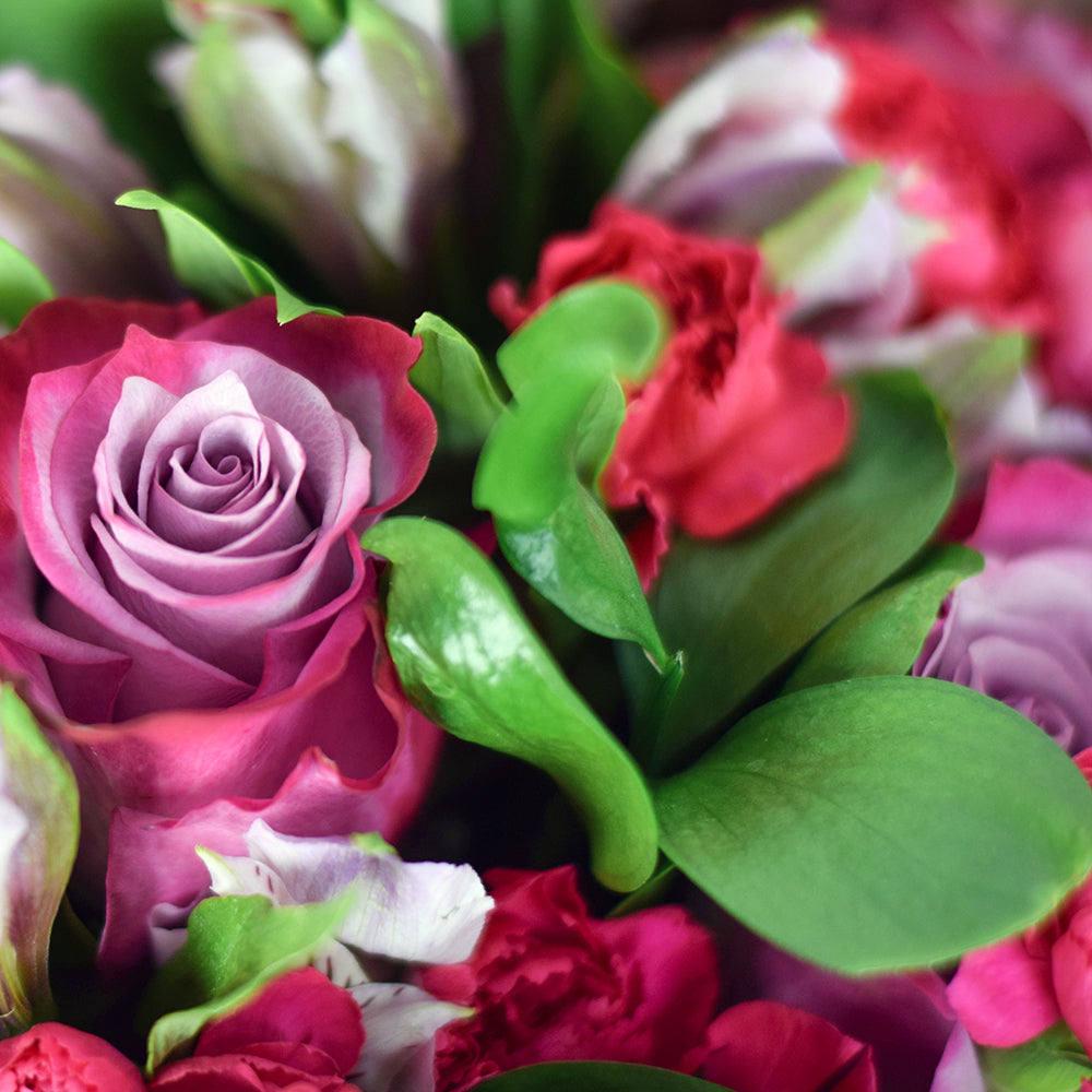 Enchanting Mixed Rose Bouquet, Flower Gifts from Vancouver Blooms - Same Day Vancouver Delivery.