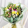 Eternal Sunshine Mixed Peruvian Lily Bouquet - Mixed Floral Bouquet Gift - Same Day Vancouver Delivery
