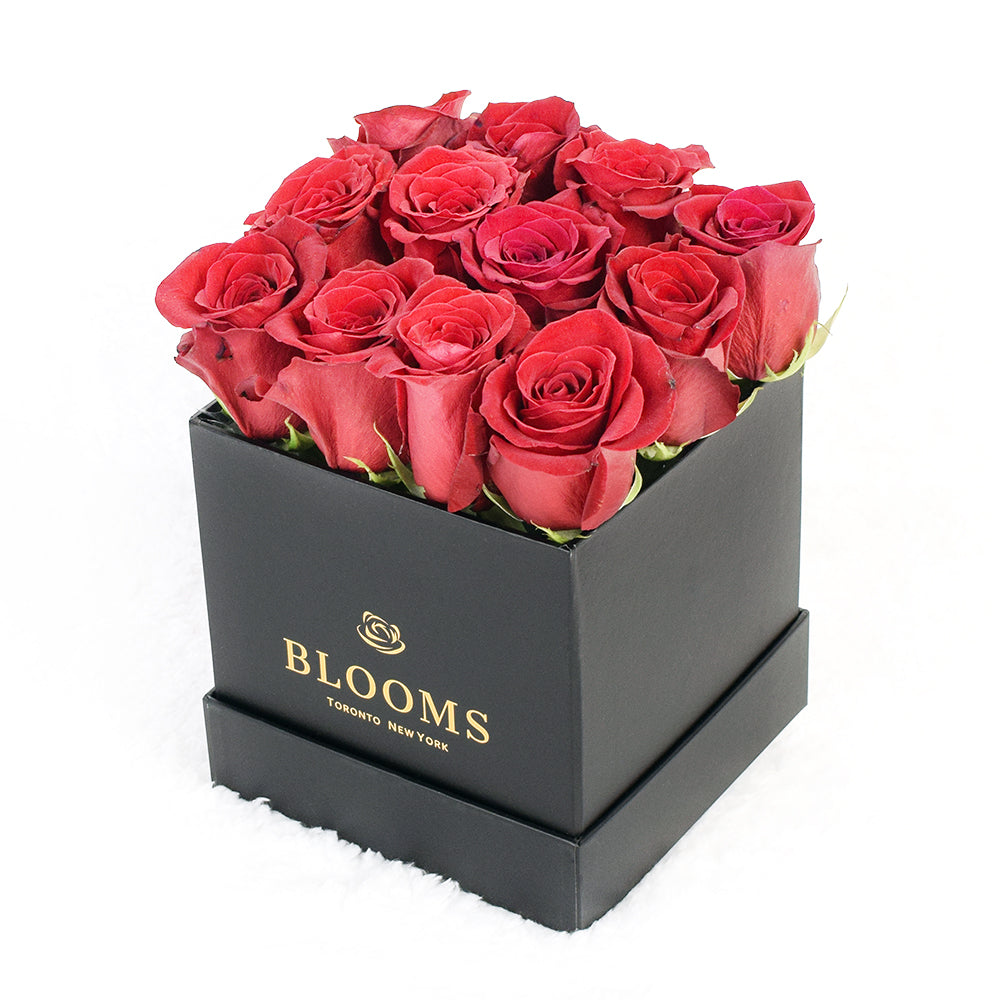 Full of Life Rose Hat Box - Red Rose Hat Box