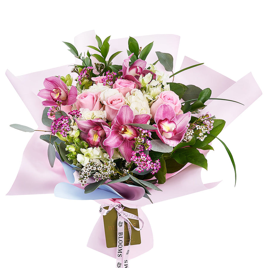 Graceful Pink Hydrangea Bouquet – Mixed Bouquets– Vancouver delivery