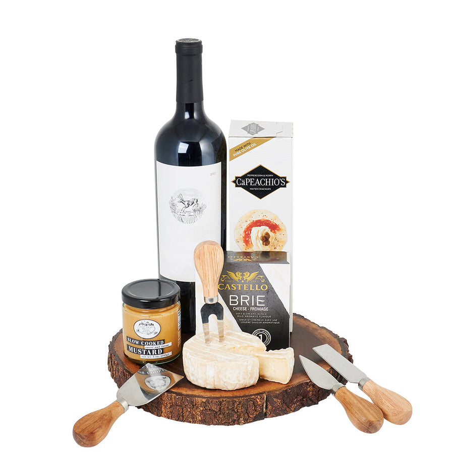 Lake Joseph Wine and Cheese Board - Wine Gift Set - Same Day Vancouver Delivery