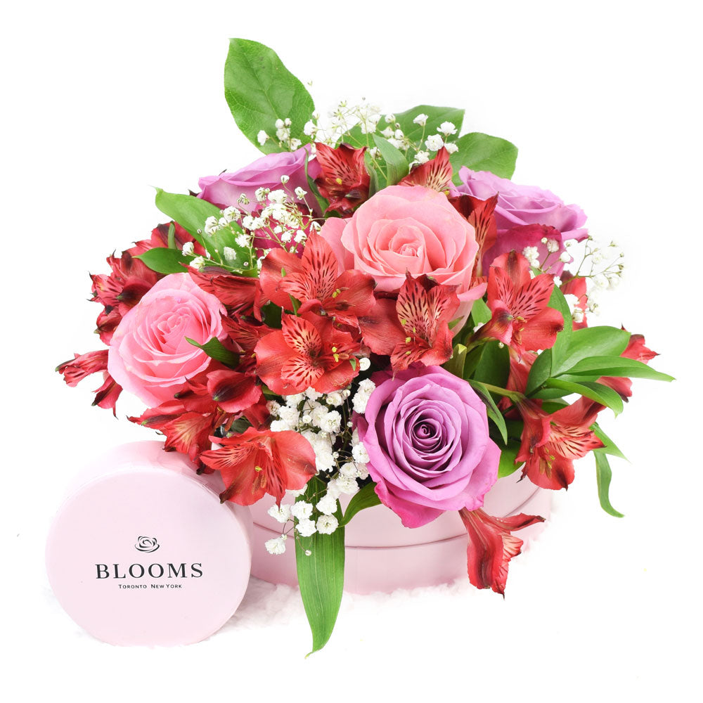 Livewire Lilies Chocolate &amp; Flower Gift, Chocolate with Fresh Lily Flower Gifts from Vancouver Blooms - Same Day Vancouver Delivery.