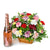 Luxe Delight Flowers Champagne Cadeau
