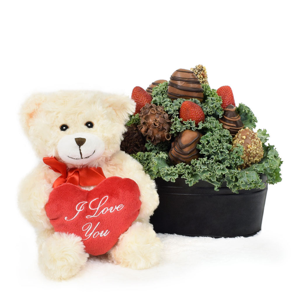 Mother’s Day Bear &amp; Chocolate Covered Strawberry Gift – Mother’s Day Gifts – Vancouver delivery