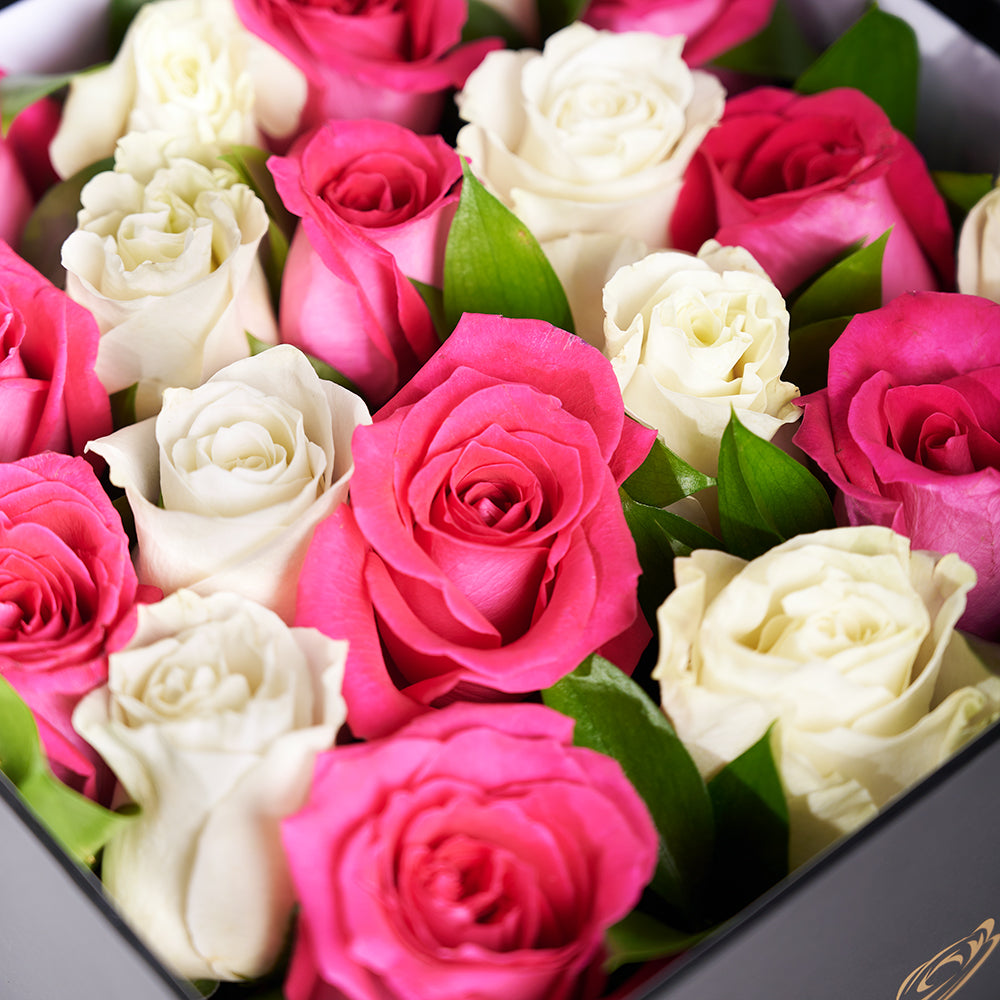 Mother’s Day Red & White Rose Box Gift – Mother’s Day Gifts – Vancouver delivery