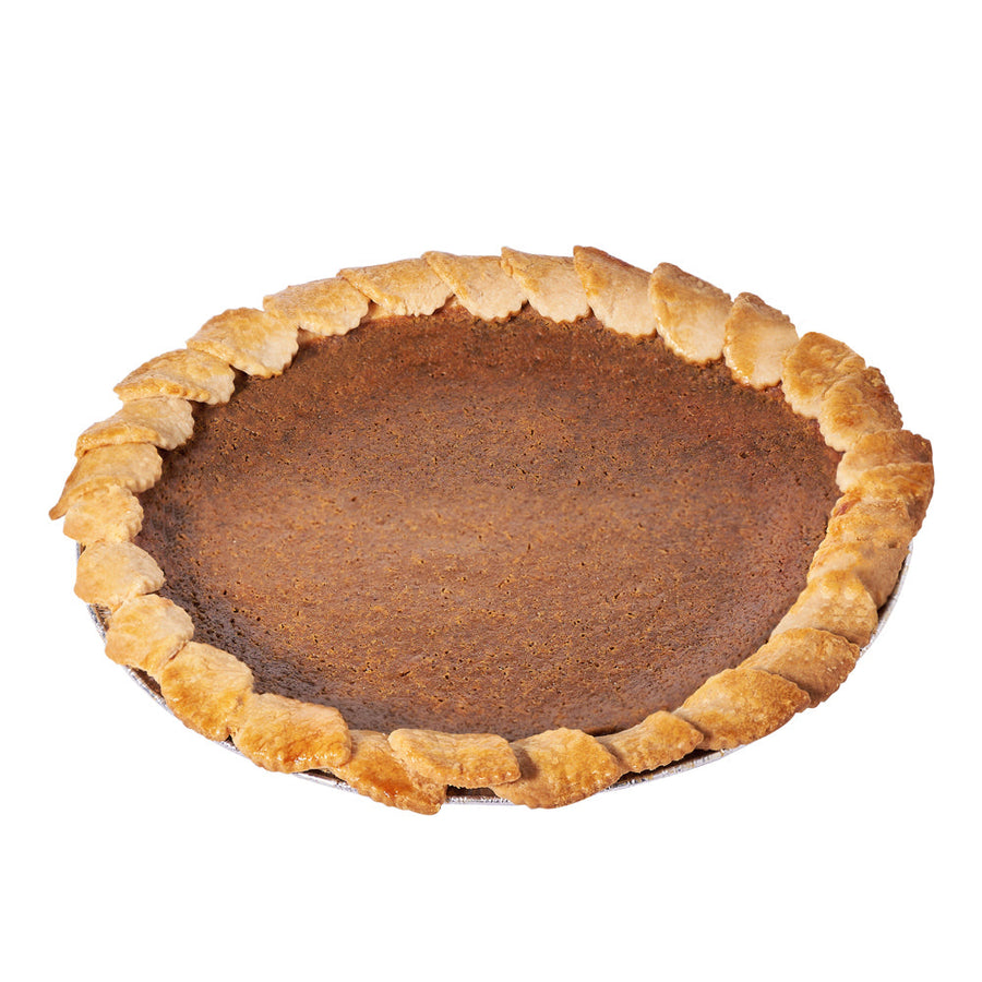 Pumpkin Pie, This is a classic fall pie, that is loaded with smooth pumpkin filling and those classic warm pumpkin pie spices, Baked Goods from Vancouver Blooms - Same Day Vancouver Delivery.