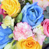 Rainbow Blossoms Mixed Arrangement, floral gift baskets, gift baskets, flower bouquets, floral arrangement. Vancouver Delivery