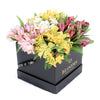 Spring Bloom Peruvian Lily Hat Box, Flower Gifts from Vancouver Blooms - Same Day Vancouver Delivery.
