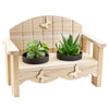 Succulent Greenhouse planter bench arrangement with a potted succulent. Same Day Vancouver Delivery