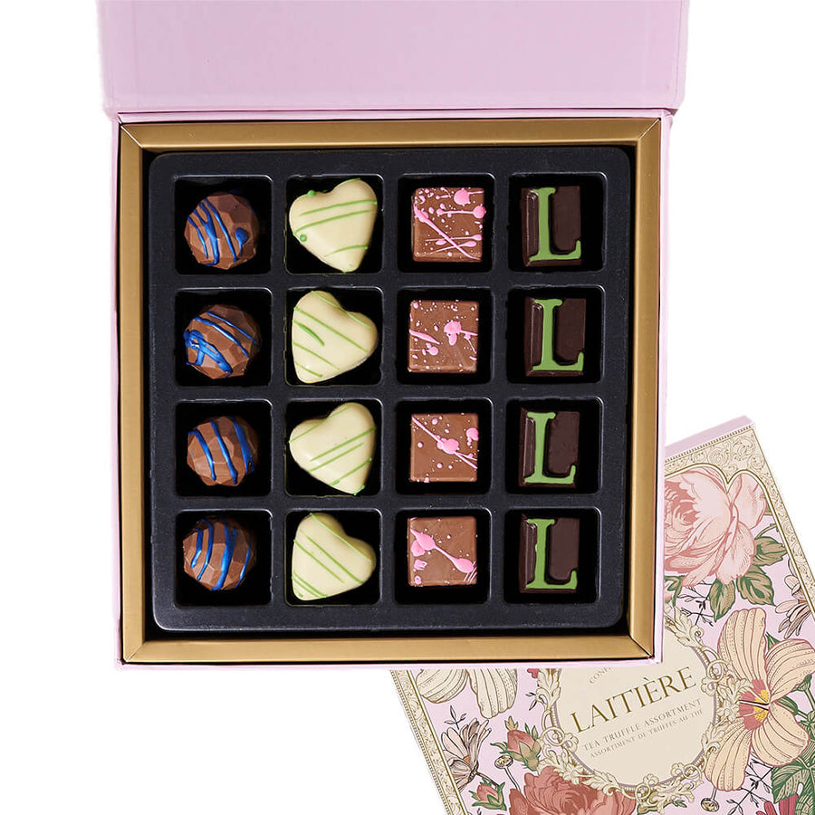 Tantalizing Tea Gift Box, tea gift, tea, chocolate gift, chocolate, gourmet gift, gourmet, cookie gift, cookie. Vancouver Delivery