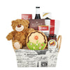 “With Love From Paris” Wine Gift Basket - Holiday Gifts - Same Day. Blooms Vancouver- Blooms Vancouver Delivery