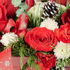 Mixed flower arrangement, Mixed Floral Arrangement, Mix Floral Arrangement, Flower Arrangement, Floral Gift, Floral Arrangement, holiday, christmas, Set 24008-2021, holiday arrangement delivery, delivery holiday arrangement, christmas flowers canada, canada christmas flowers, vancouver